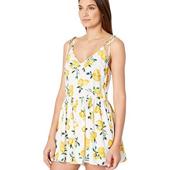 Kate Spade New York Women's Lemon Beach Romper - Picture 2 of 3